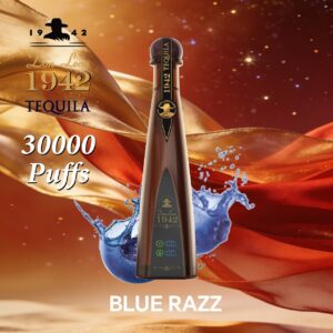 Blue Razz 30K Puffs Solaris Tequila Don Leon 1942 30000 Disposable Vape 1.2Ω Mesh Coil, 24ml E-Liquid