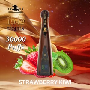 Strawberry Kiwi 30K Puffs Solaris Tequila Don Leon 1942 30000 Disposable Vape 1.2Ω Mesh Coil, 24ml E-Liquid